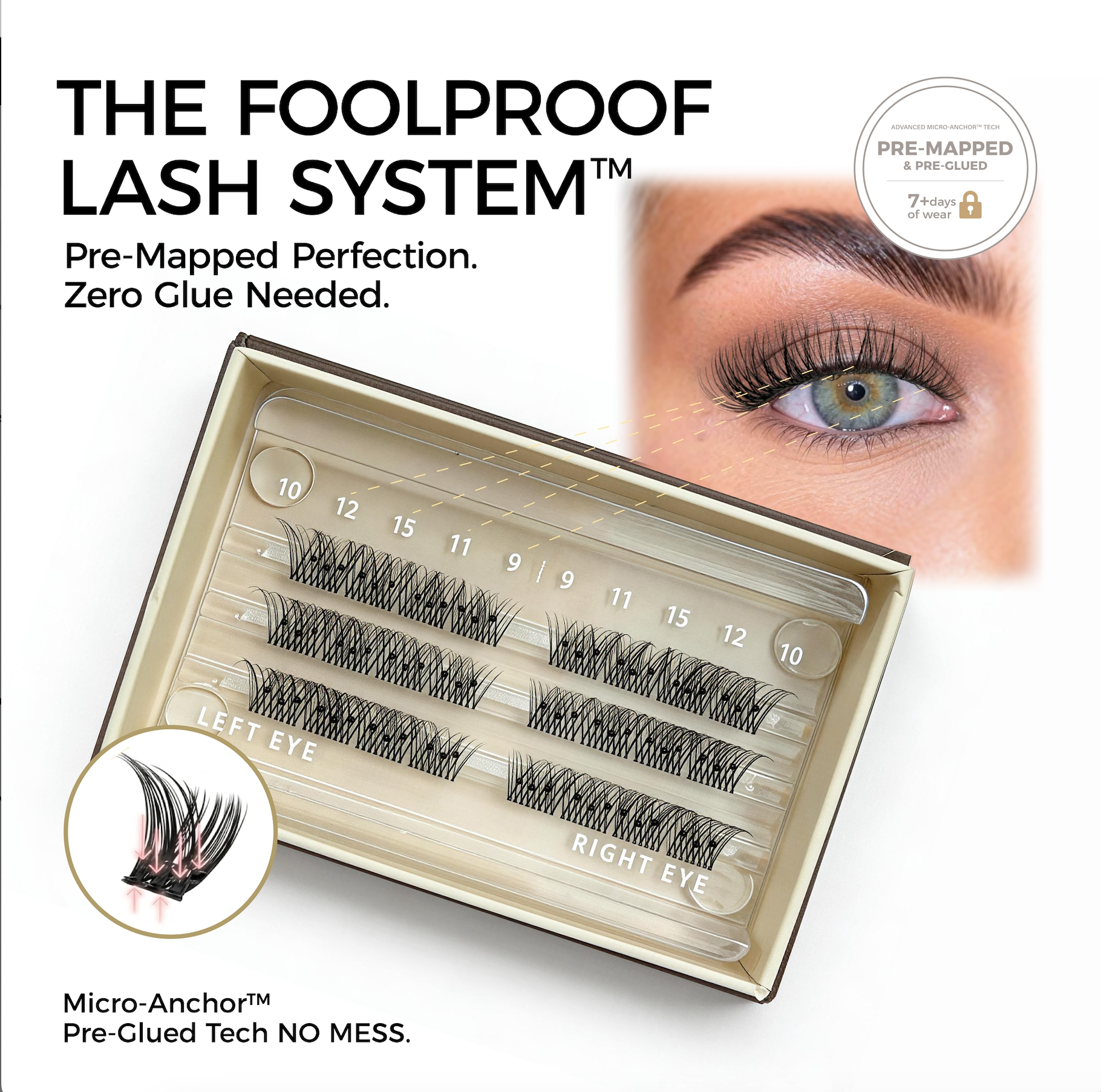 Suki Pre-Mapped Glueless Lash Kit – Natural Everyday Look