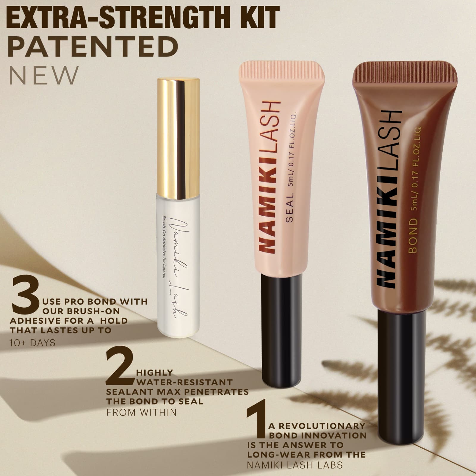 NAMIKI LASH Ultra-Strong Bond and Seal for DIY Lash Extensions