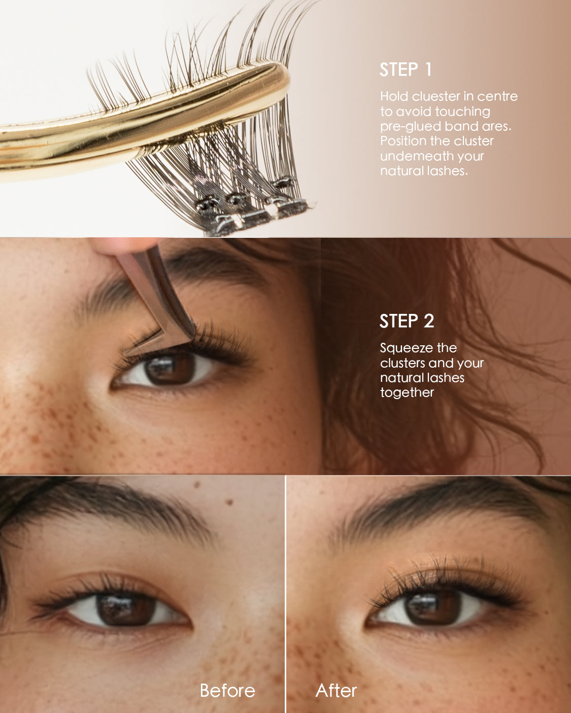 NEW Patent Self-Stick Lash Kit No Glue Needed