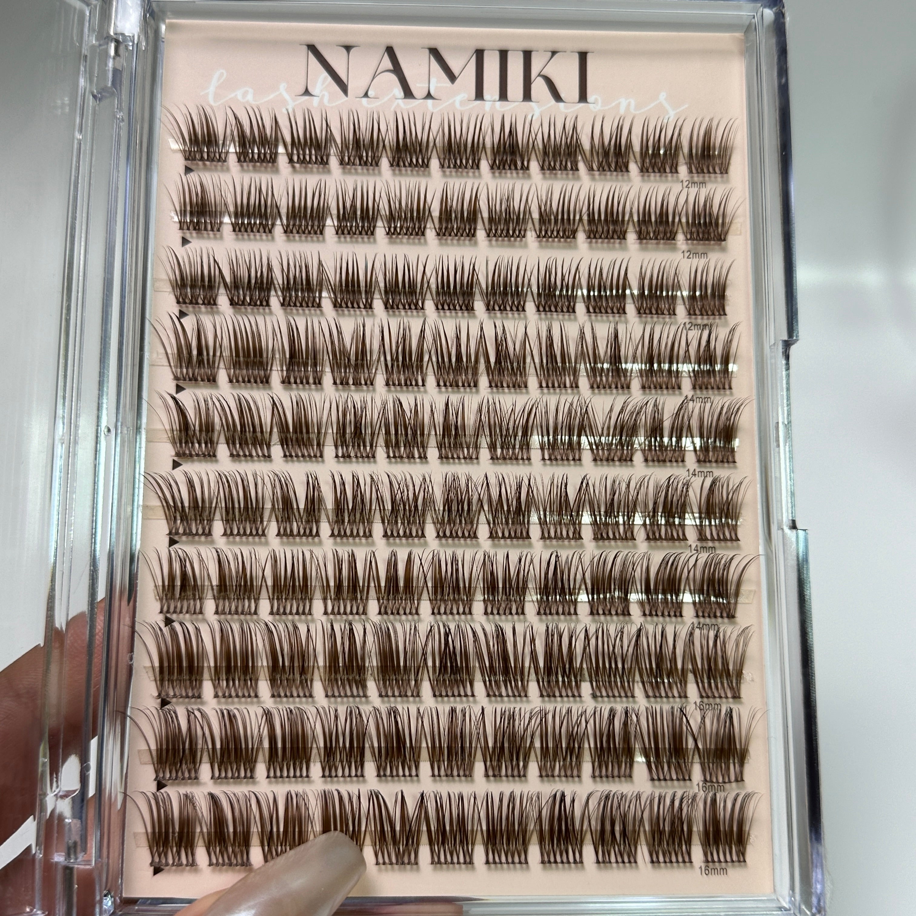 NAMIKI LASH Brown Cluster Individual Lashes