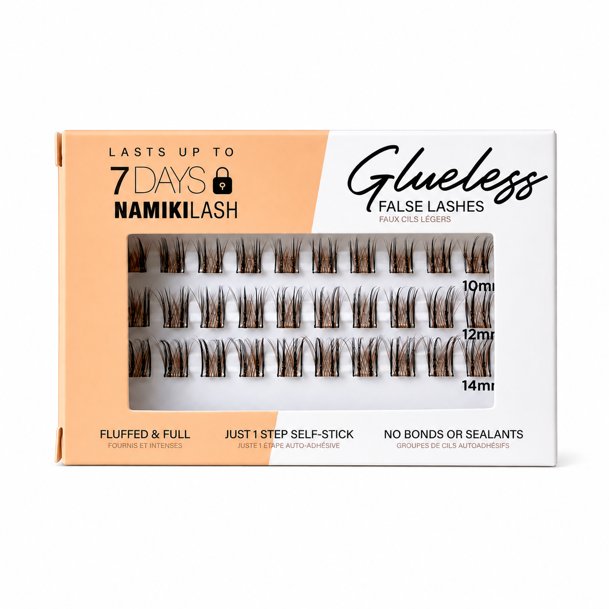 Cocoa Glue-Free Lash Kit – Soft Brown-Black Natural Lashes