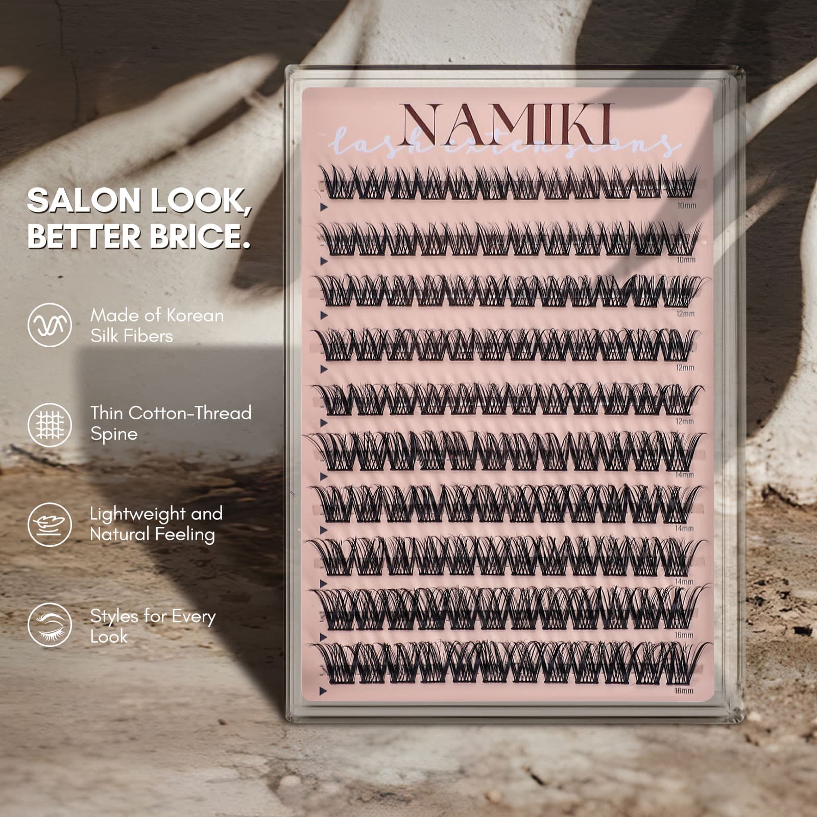 $16.00 BIG DISCOUNT NEW! Namiki Lash 100pcs Clusters Lashes with Bond & Seal